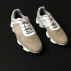 Footjoy Mens Hyperflex FTF 2.0 Gray White Soft Spike Golf Shoes Size 9.5 51022